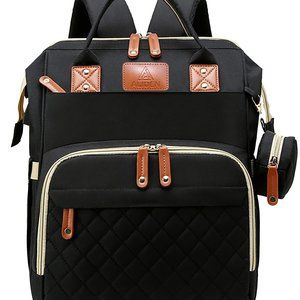 Aliden Black Diaper Backpack